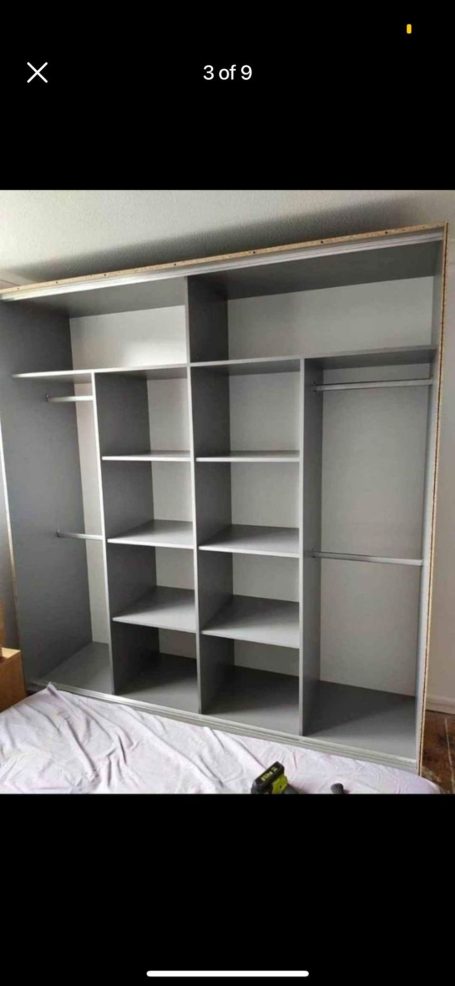 4 door wardrobe back